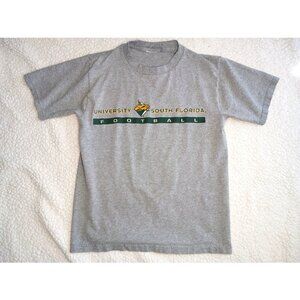 USF University Of South Florida Basketball Bulls T Shirt Gray Juniors Large